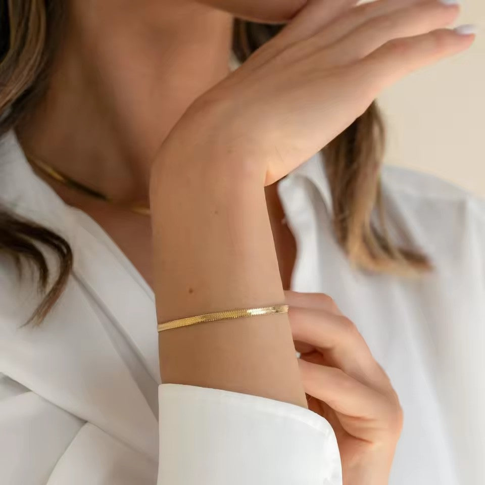 Classic Mariasz Minimalist 16/18cm Stainless Steel Bracelet