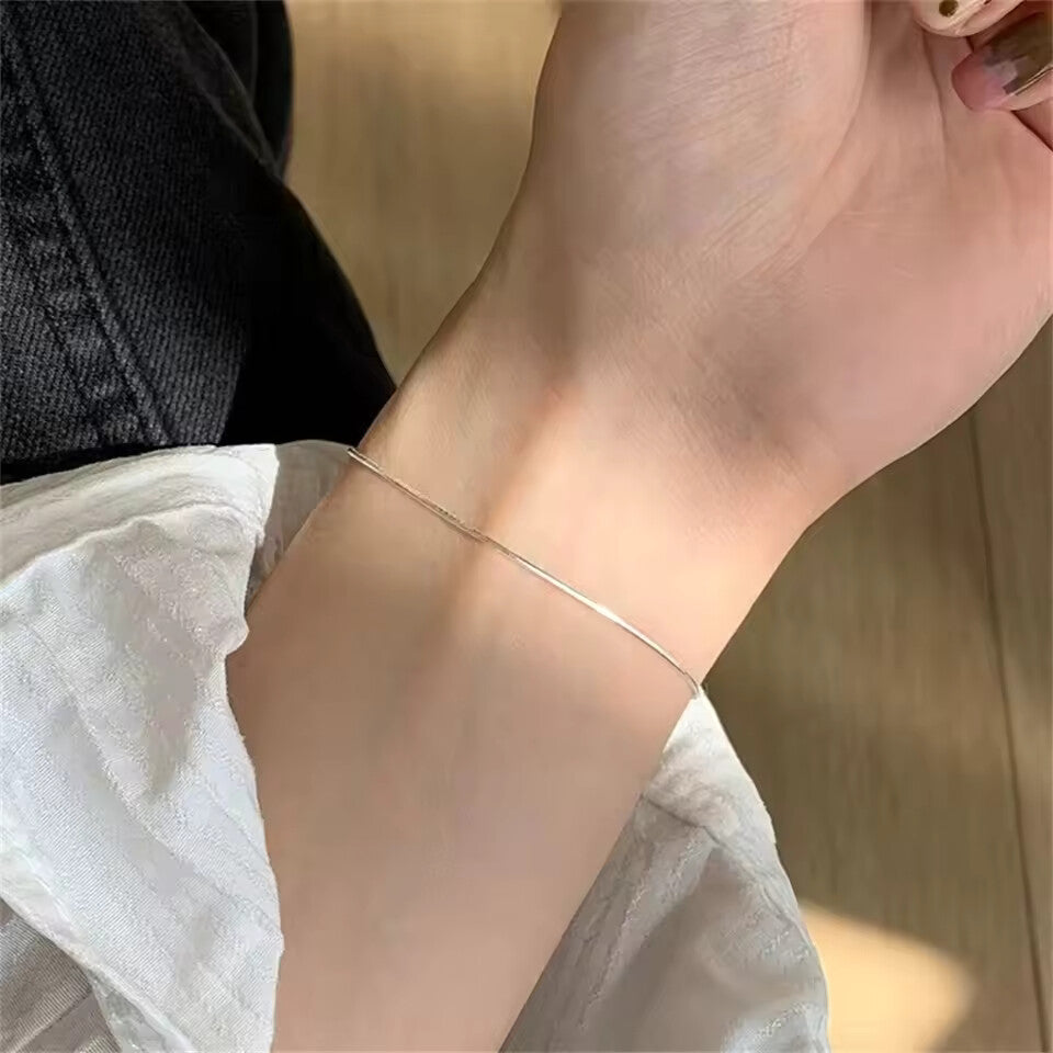New ultra-fine stainless steel snake-shaped bracelet