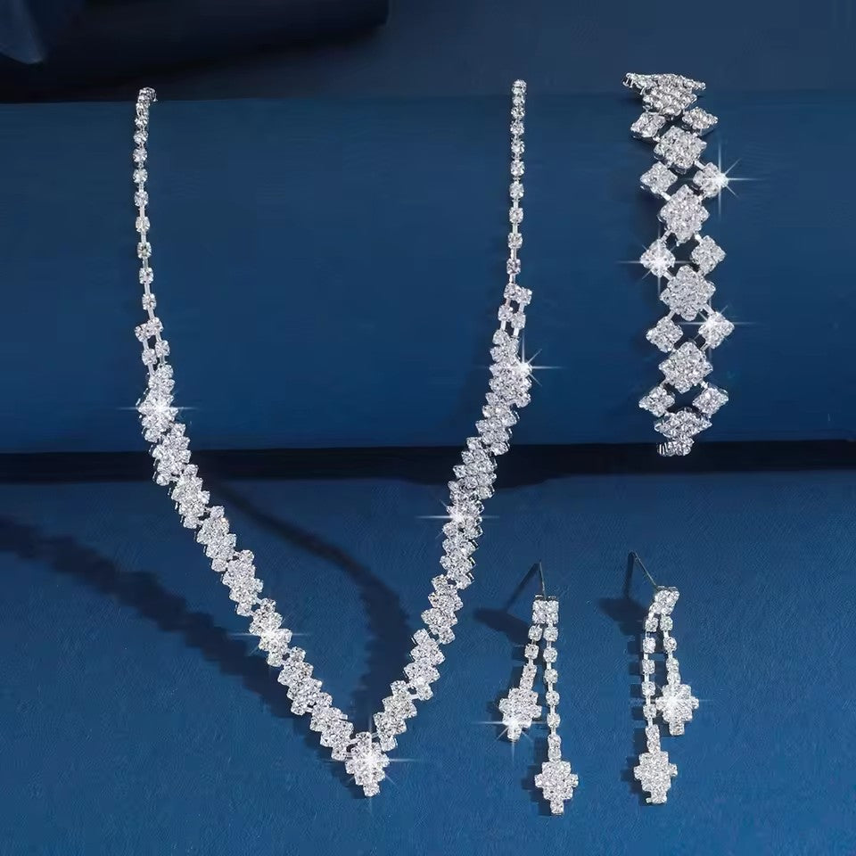 Wedding Season Women's Claw Chain Series Earrings Necklaces Bracelets