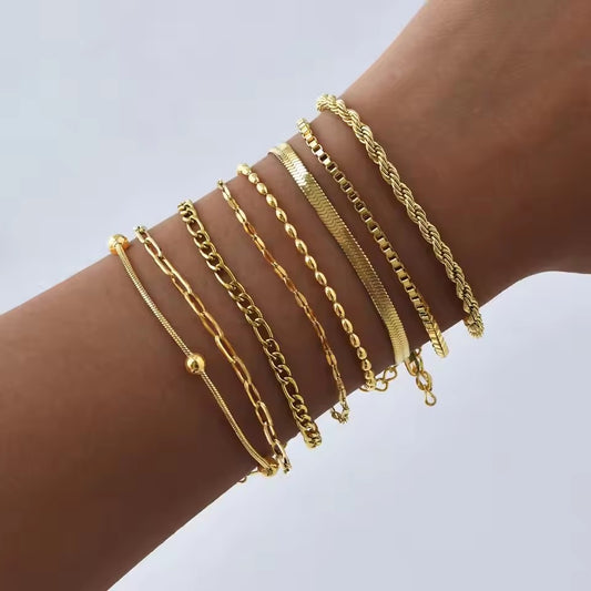 Non Tarnish Stainless Steel Bracelet Stackable