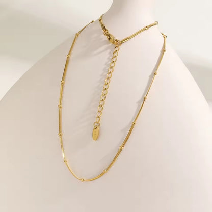 Stainless Steel Snake Ball Bead Chain Bracelet